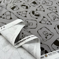 Stof Avalana Jersey - Doodle Zoo