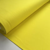 Stof Cotton Jersey Sunshine Plain Yellow Elastane Stretch Knit Fabric Bolt