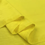 Stof Cotton Jersey Sunshine Plain Yellow Elastane Stretch Knit Fabric Fold