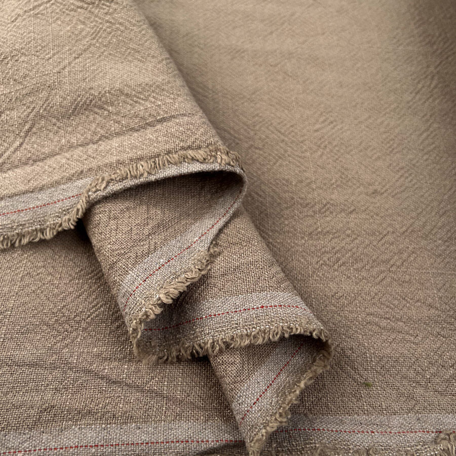 Stone Washed Linen Stone Viscose Mix Dress Fabric Fold