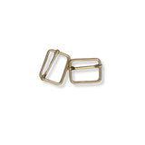 Strap Sliders Gold 25Mm
