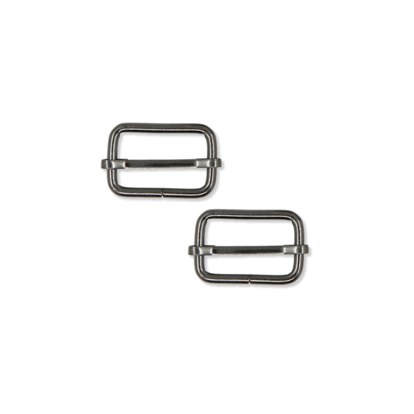 Strap Sliders Gunmetal Grey 25Mm