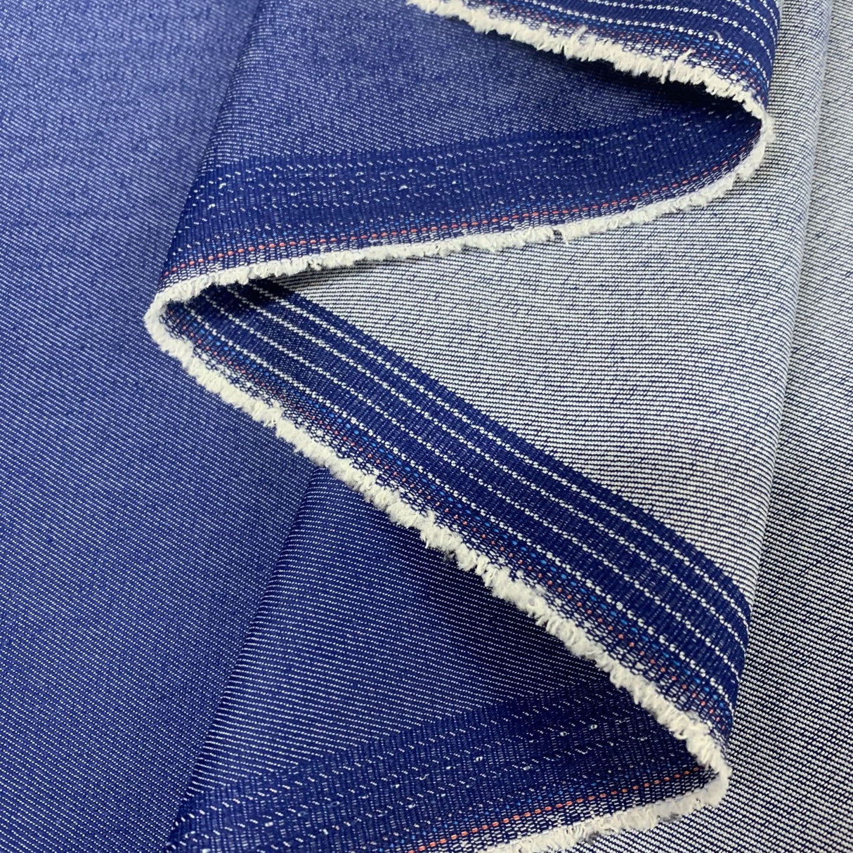 Stretch Denim Mid Blue 6oz Denim Fabric Cu