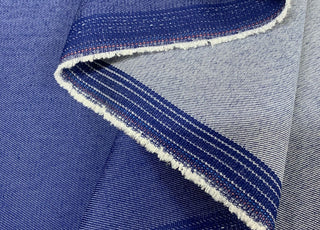 Stretch Denim Mid Blue 6oz Denim Fabric Cu
