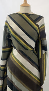 Stretch Geo - Brown