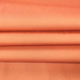 Stretch Cotton Summer Satin Trousering Fabric West Point Orange Front