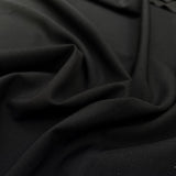 Stretch Twill Black Plain Polyester Viscose Elastane Suiting Fabric Cu 3D280466 Ca3B 4664 86Be Cbb15B0609C1