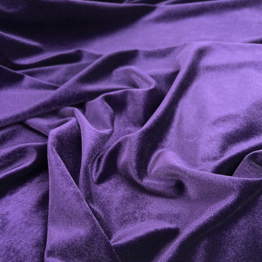 Stretch Velvet Amethyst Purple Knitted Velour Jersey Dress Fabric Cu1 7A8Cfe4D 77Ee 483B 86D3 124Ee669D27C