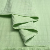 Stripe Quilt Mint Polyester Spandex Green Coating Fabric Fold