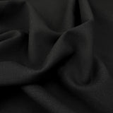 Sturdy Black Heavy Suiting Polyester Viscose Elastane Woven Suiting Fabric Cu1