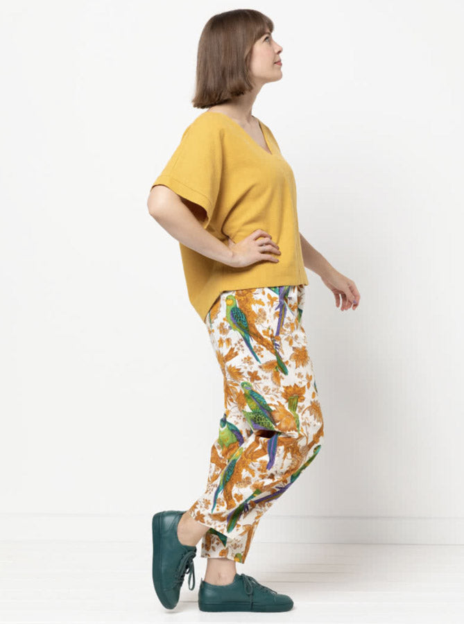 Style Arc Bob Woven Pant Pattern Uk 4 16 3