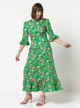 Style arc queenie woven dress pattern 13