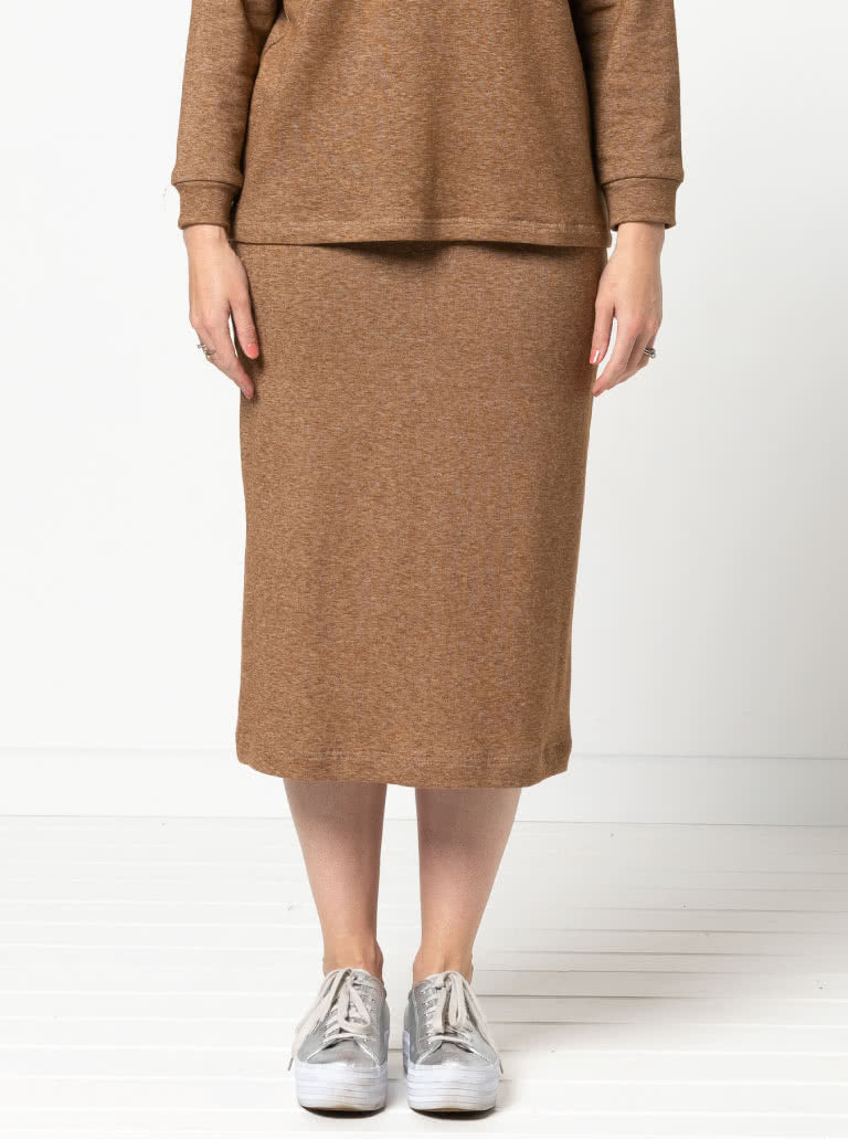 Style Arc Yoyo Knit Skirt  Sewing Pattern 4