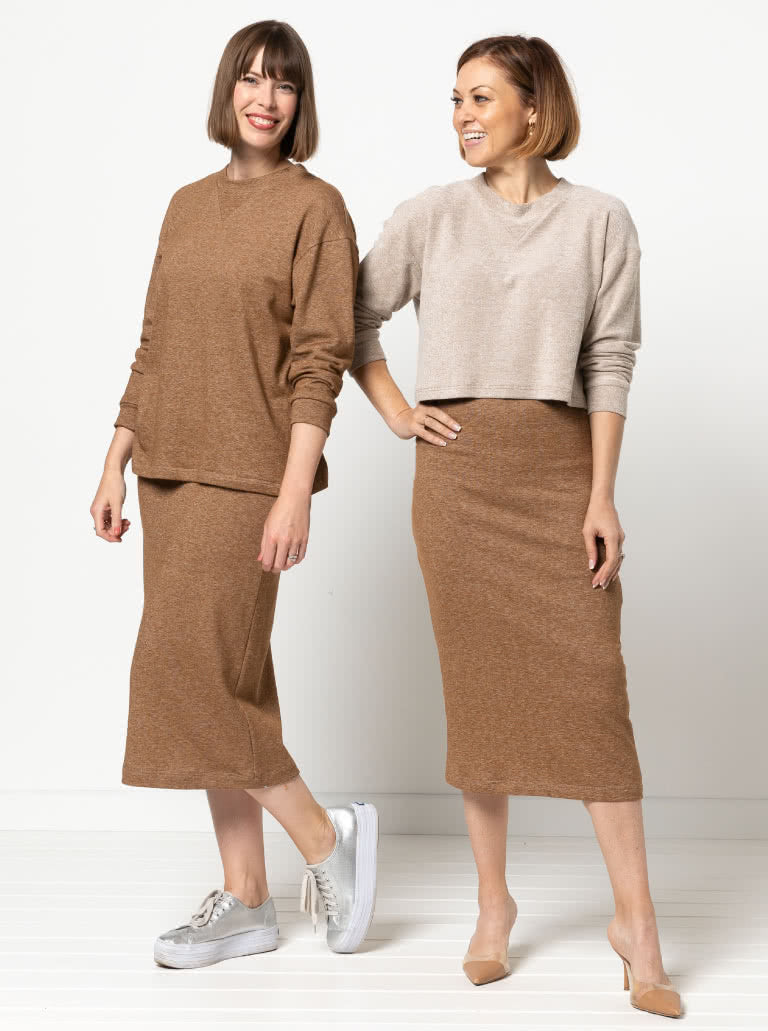 Style Arc Yoyo Knit Skirt  Sewing Pattern 8
