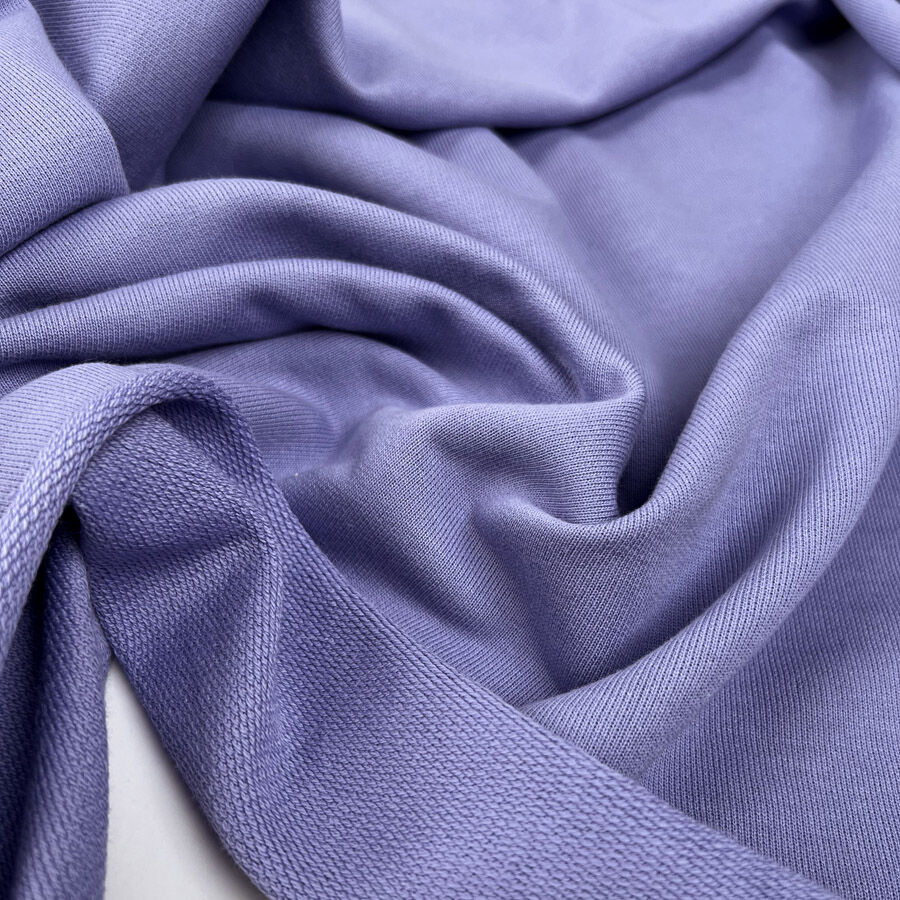 Sunday Softs Orchid Purple Cotton British Terry Knit Jersey Fabric