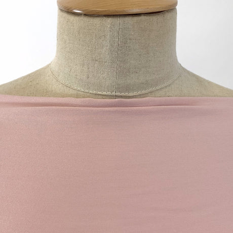 Super Drape Pink Superb Twill Draping Viscose Dress Fabric Close Up