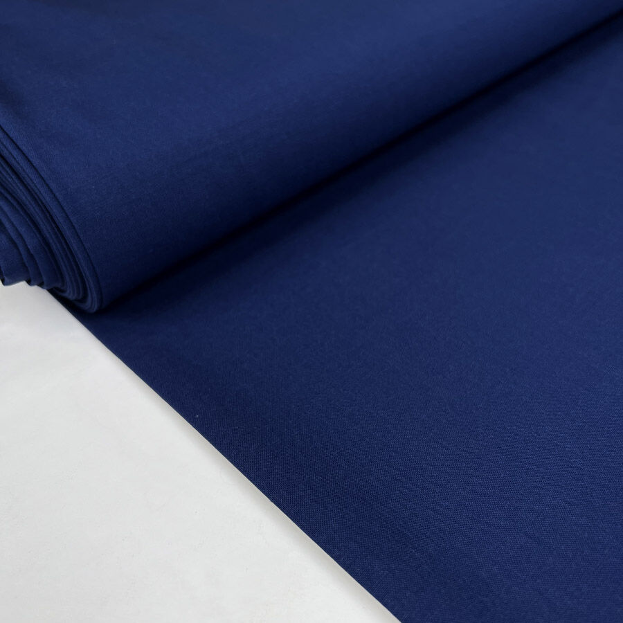 Super Smart Blue Wool Elastane Stretch Suiting Fabric Bolt