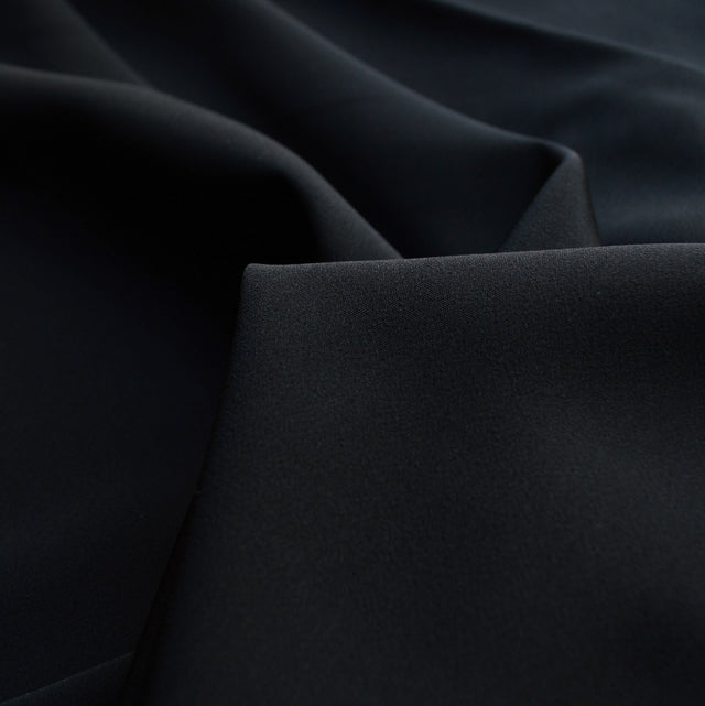 Supercali Black Polyester Silk Cu