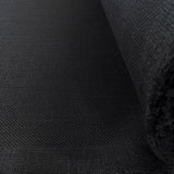 Superfine Wool Suiting Fabric Black Omega Roll