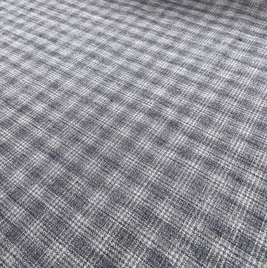 Superfine Wool Suiting Fabric Grey Overcheck Suits You Sir