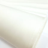 Superior Quality Ivory Plain Cotton Poplin Close Up Fabric Photo