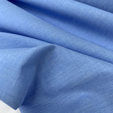 Superior Quality Poly Cotton Denim Blue White Blue Plain Poly Cotton Fabric Close Up Fabric Photo