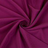 Superior Satin Crepe Amaranth Dark Fuschia Pink Polyester Crepe Dress Fabric Close Up Drape Fabric Photo