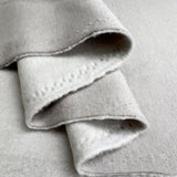 Superior Sweatshirt Beige Marl Cotton Polyester Knitted Jersey Heavy Jogger Fabric Fold