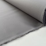 Supersonic Grey Pima Cotton Lawn Plain Woven Shirting Fabric Roll