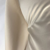 Supreme Champagne Satin Backed Matte Crepe Dress 2