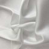 Supreme Soft White Gorgeous Satin Back Crepe Special Occasion Dresses Fold