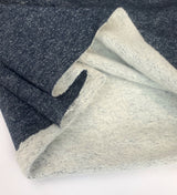 Sweatshirt Lurex Navy Knitted Cotton And Polyester Jersey Fabric Drape Fabric Photo 2