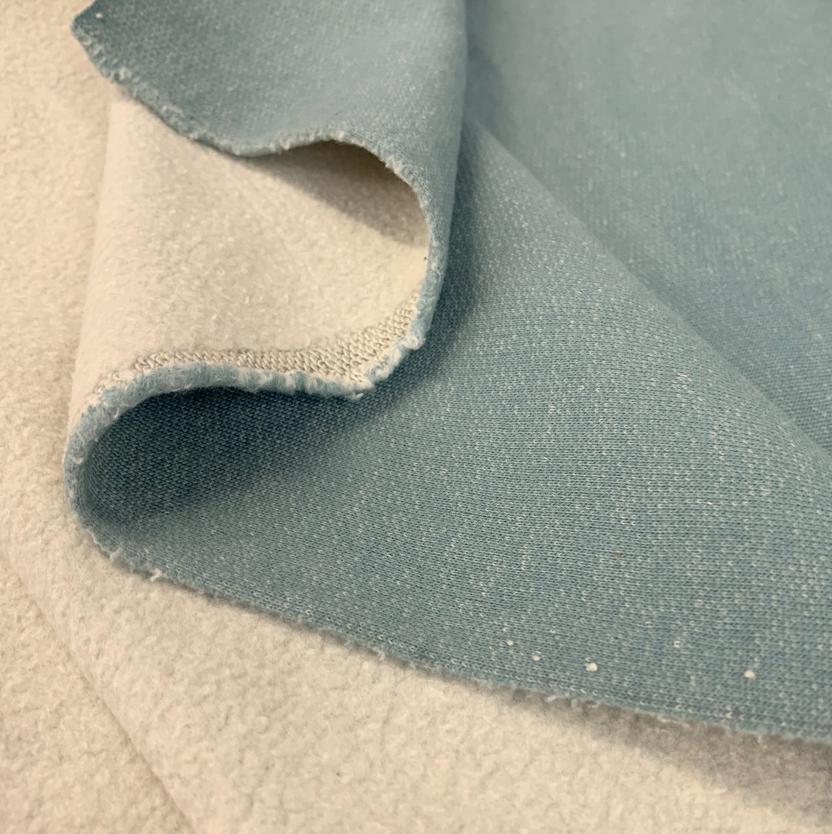 Sweatshirt Mint Polyester Knitted Sweat Jersey Fabric Cu