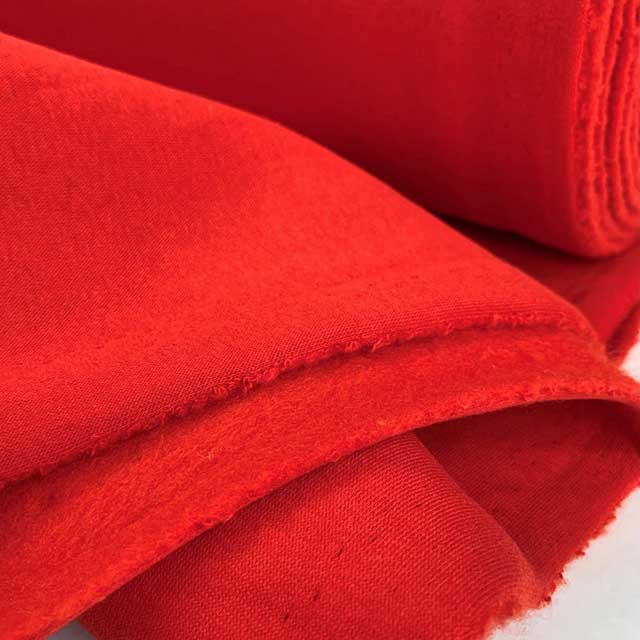 Sweatshirt Red Knitted Cotton And Polyester Jersey