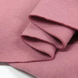 Sweatshirt Rose Pink Plain Poly Cotton Knitted Sweatshirting Jogger Fabic Close Up Fabric Photo