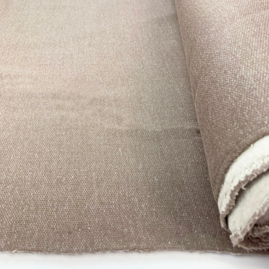 Sweatshirt Beige Cotton Elastane Knitted Jersey Fabric Bolt