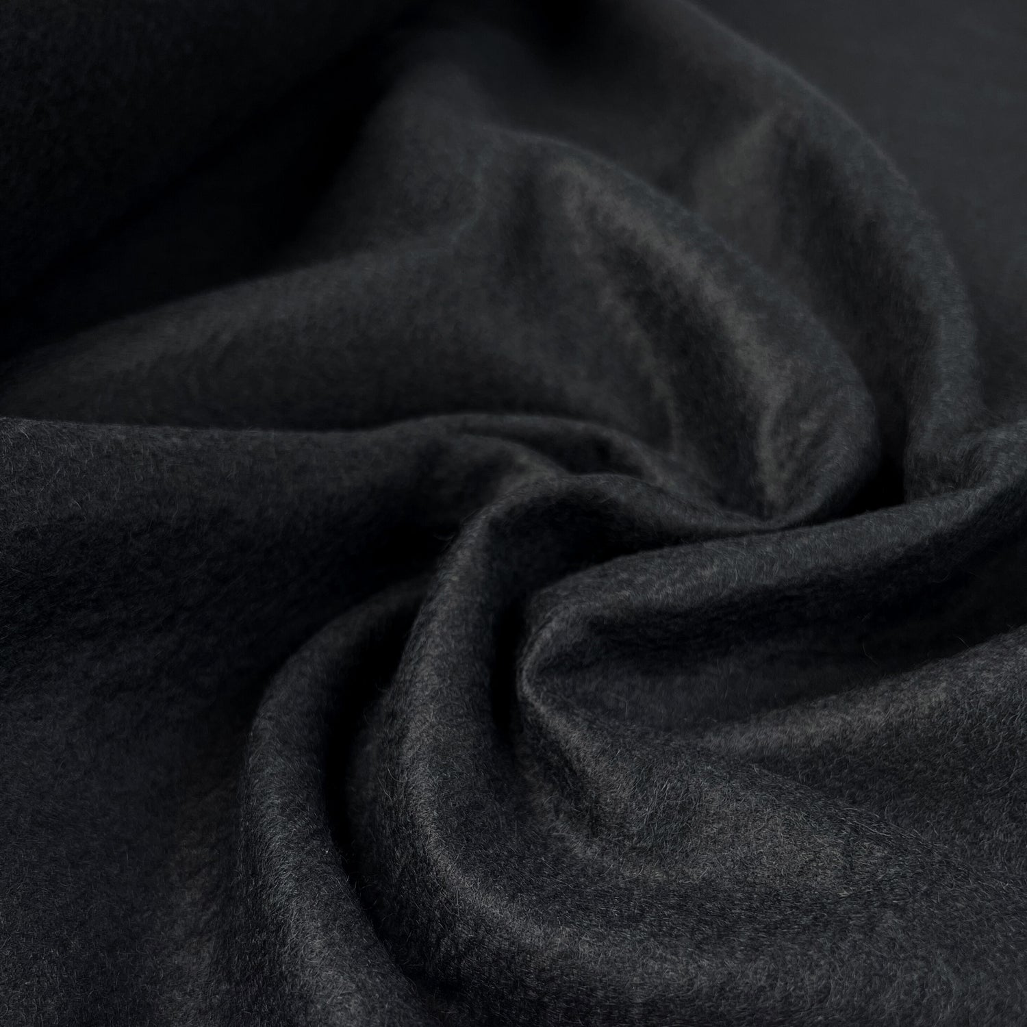 Tailor S Wool Viscose Blend Collar Interfacing Black