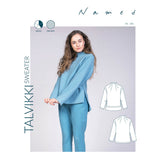 Talvikki Sweater Pattern By Named Clothing Front Cover 2
