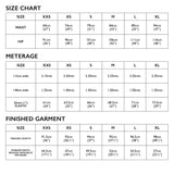 Tamiko Size Chart