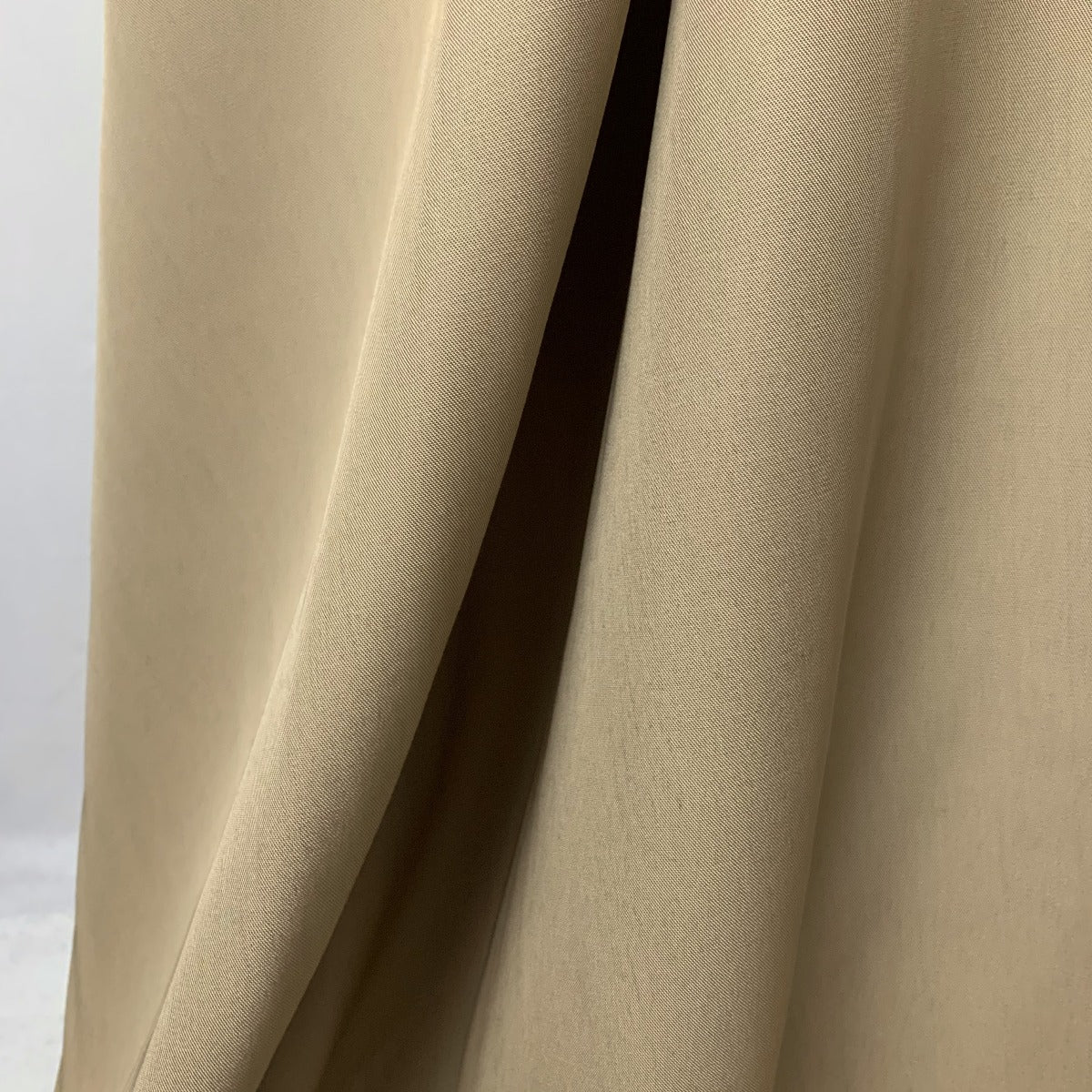 Tencel Beige Beige Gold Twill Shirting Mateirial Drape