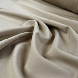 Terna Polyester Elastane Sand Plain Stretch Woven Portuguese Suiting Fabric