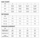 Tessuti Robesize Chart
