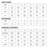 Tessuti Alessi Bias Dress Pattern Uk Xxs Xl Size Chart
