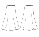 Tessuti Avery Skirt Sewing Pattern Uk 6 22 Sketch