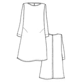 Tessuti Bella Dress Pattern Sketch