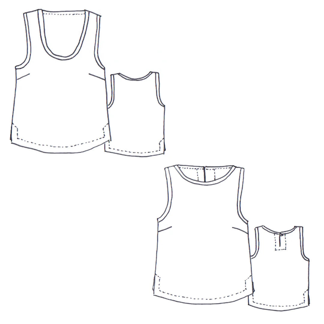 Tessuti Kate Top Sewing Pattern Sketch 2Df8B146 30A4 4C60 A6E8 4D4B133D3D9E