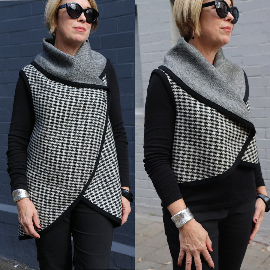 Tessuti Kyoto Vest Sewing Pattern Uk Xxs Xl 1