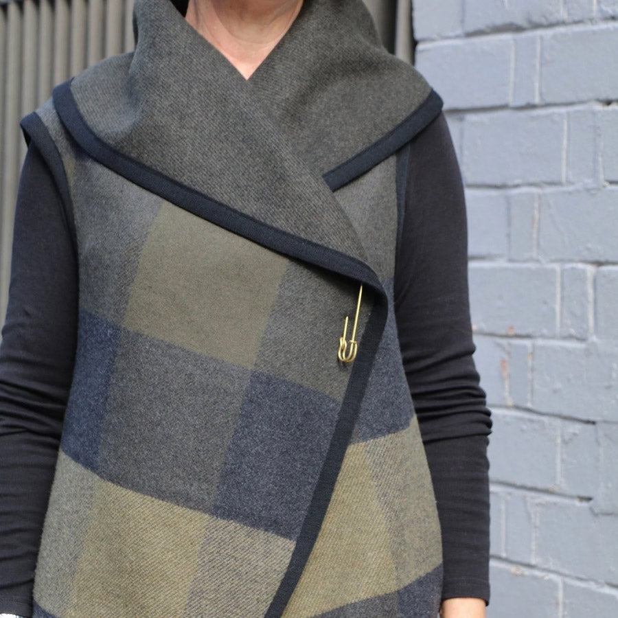 Tessuti Kyoto Vest Sewing Pattern Uk Xxs Xl 6