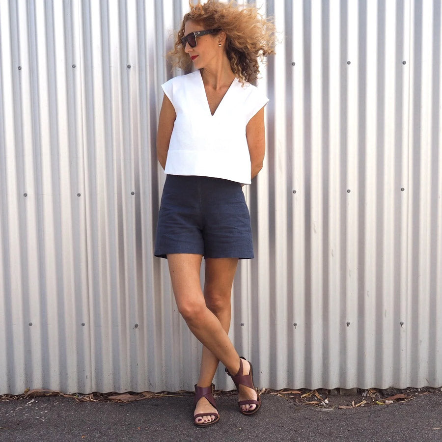Tessuti Leni Top Sewing Pattern Uk Xxs Xl 1