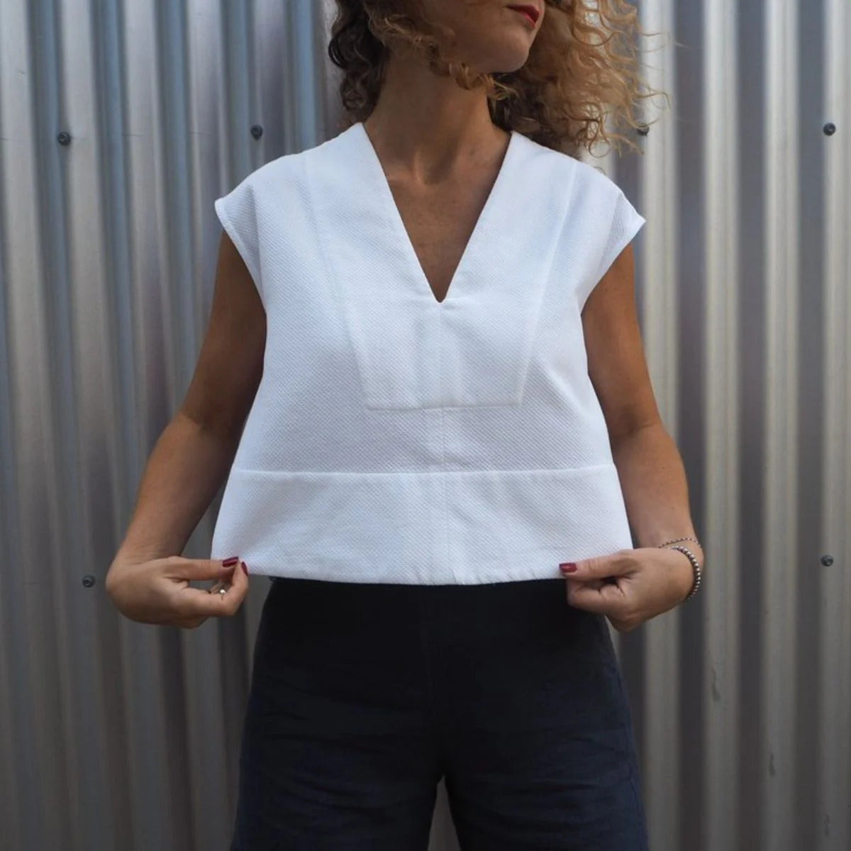 Tessuti Leni Top Sewing Pattern Uk Xxs Xl 2